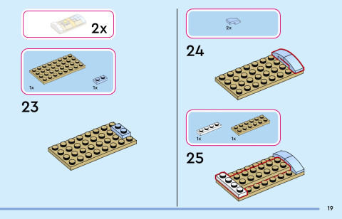 LEGO 43305 instructions page 19 – build guide