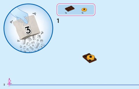 LEGO 43305 instructions page 2 – build guide