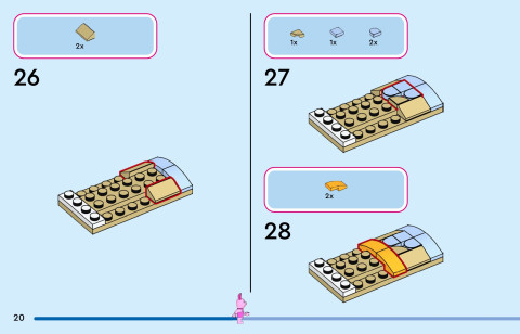 LEGO 43305 instructions page 20 – build guide