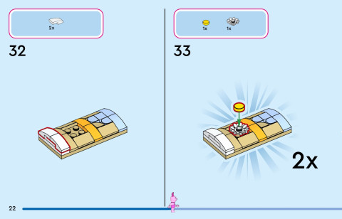 LEGO 43305 instructions page 22 – build guide