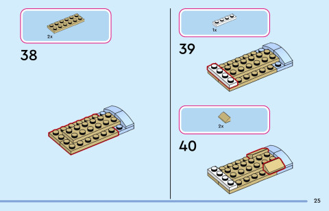 LEGO 43305 instructions page 25 – build guide