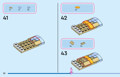 LEGO 43305 instructions page 26 – build guide