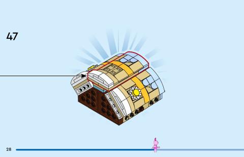 LEGO 43305 instructions page 28 – build guide