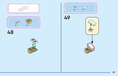 LEGO 43305 instructions page 29 – build guide