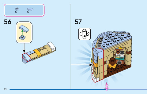 LEGO 43305 instructions page 32 – build guide