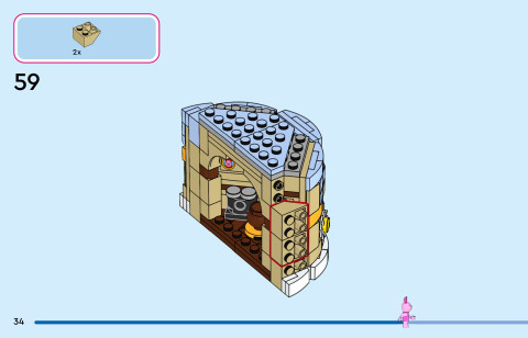 LEGO 43305 instructions page 34 – build guide