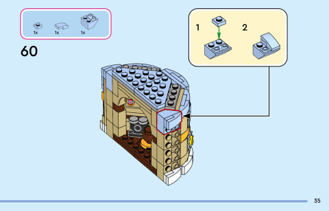 LEGO 43305 instructions page 35 – build guide