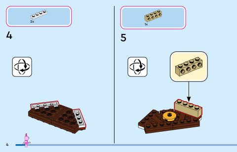 LEGO 43305 instructions page 4 – build guide