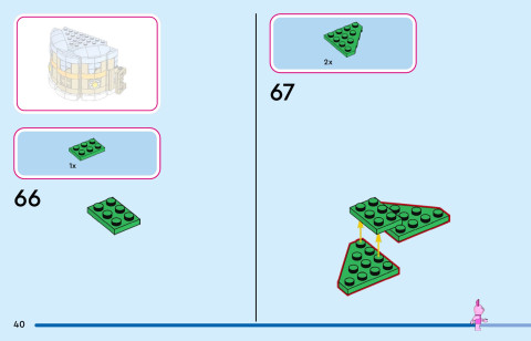 LEGO 43305 instructions page 40 – build guide