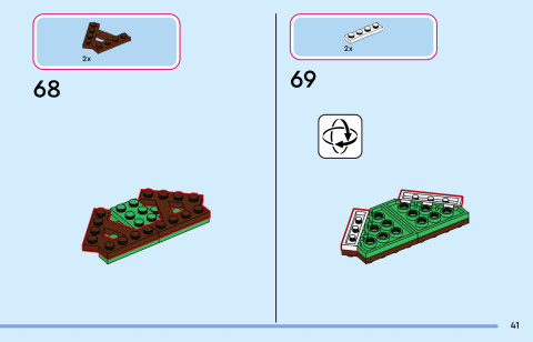 LEGO 43305 instructions page 41 – build guide