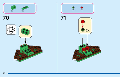 LEGO 43305 instructions page 42 – build guide