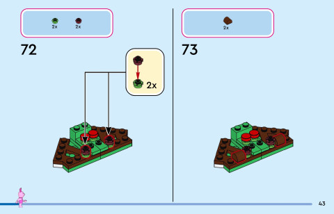 LEGO 43305 instructions page 43 – build guide