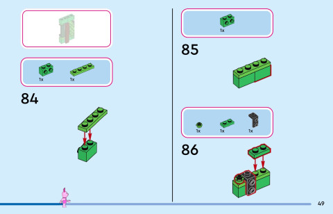 LEGO 43305 instructions page 49 – build guide