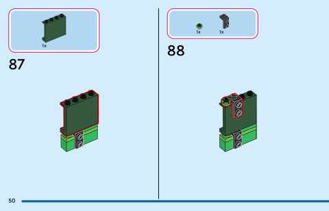 LEGO 43305 instructions page 50 – build guide