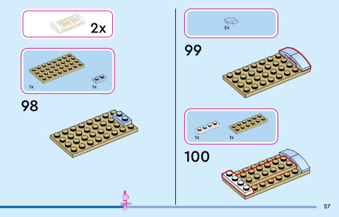LEGO 43305 instructions page 57 – build guide
