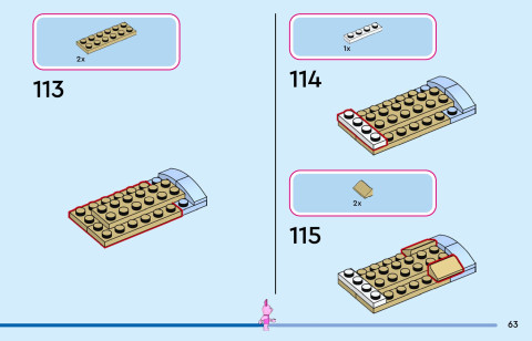 LEGO 43305 instructions page 63 – build guide