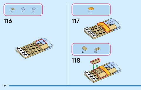 LEGO 43305 instructions page 64 – build guide