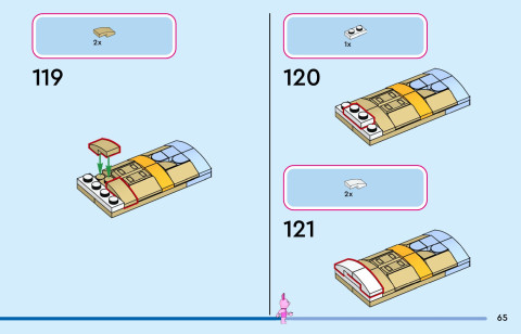 LEGO 43305 instructions page 65 – build guide