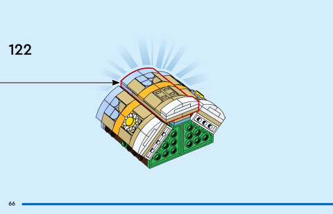 LEGO 43305 instructions page 66 – build guide
