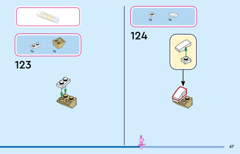 LEGO 43305 instructions page 67 – build guide