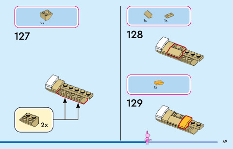 LEGO 43305 instructions page 69 – build guide
