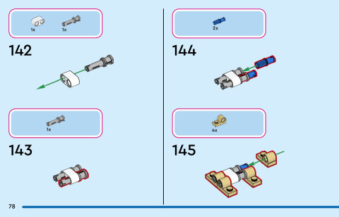 LEGO 43305 instructions page 78 – build guide