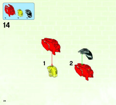 LEGO 44000 instructions page 20 – build guide