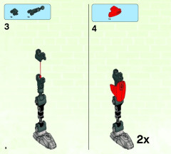 LEGO 44000 instructions page 8 – build guide