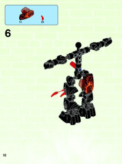 LEGO 44001 instructions page 10 – build guide