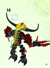 LEGO 44001 instructions page 23 – build guide