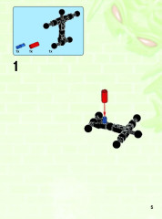 LEGO 44001 instructions page 5 – build guide