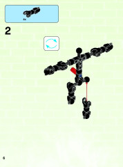 LEGO 44001 instructions page 6 – build guide