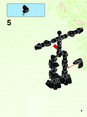 LEGO 44001 instructions page 9 – build guide