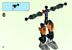 LEGO 44002 instructions page 10 – build guide