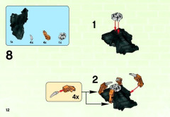 LEGO 44002 instructions page 12 – build guide