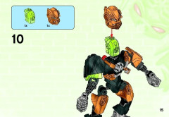 LEGO 44002 instructions page 15 – build guide