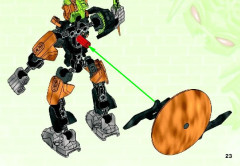 LEGO 44002 instructions page 23 – build guide