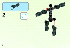 LEGO 44002 instructions page 6 – build guide