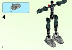 LEGO 44002 instructions page 8 – build guide