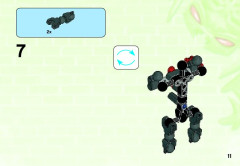 LEGO 44003 instructions page 11 – build guide