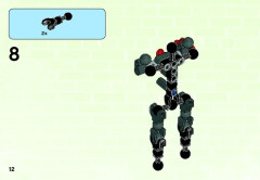 LEGO 44003 instructions page 12 – build guide