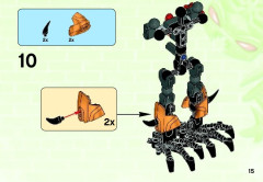 LEGO 44003 instructions page 15 – build guide