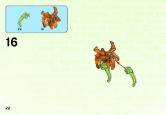 LEGO 44003 instructions page 22 – build guide