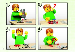 LEGO 44003 instructions page 4 – build guide