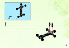 LEGO 44003 instructions page 5 – build guide