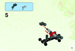 LEGO 44003 instructions page 9 – build guide