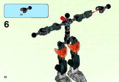 LEGO 44004 instructions page 10 – build guide