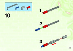 LEGO 44004 instructions page 15 – build guide