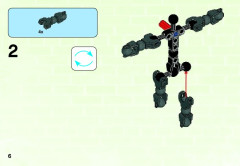 LEGO 44004 instructions page 6 – build guide