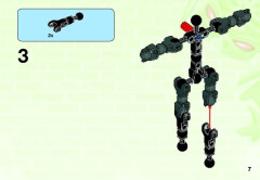 LEGO 44004 instructions page 7 – build guide